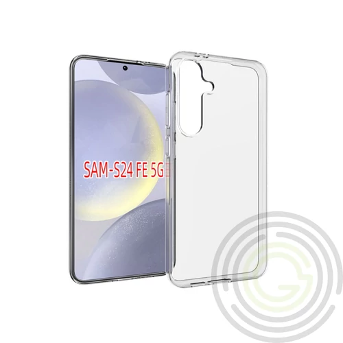 Samsung S24 FE vékony szilikon hátlap,Átlátszó