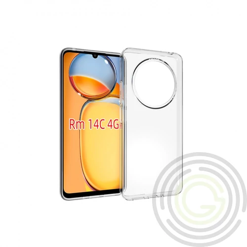 Xiaomi Redmi 14C vékony szilikon hátlap, Átlátszó