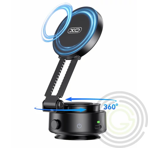 XO 168 mágneses tartó 360° elforgatható, fekete