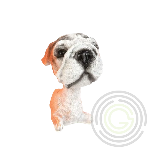 Bólogató kutya - Angol bulldog (10cm magas)