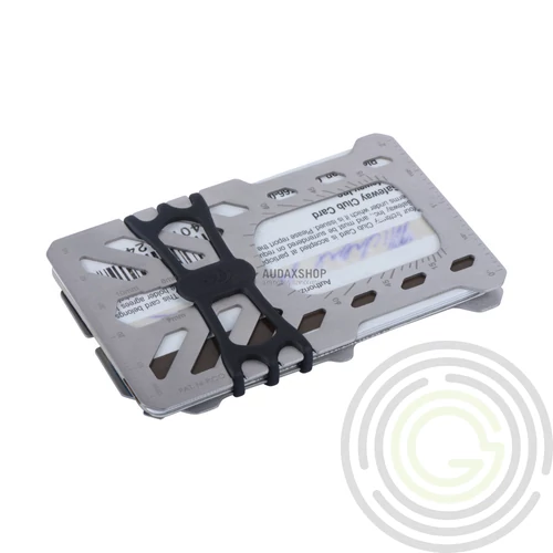 FMTR-11-R7 RFID blokkolós "pénztárca multiszerszám", ezüst