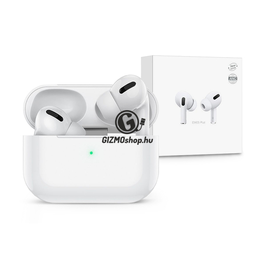 HOCO TWS Bluetooth sztereó headset v5.1 + töltőtok – HOCO EW05 Plus True Wireless Earphones with Charging Case – fehér