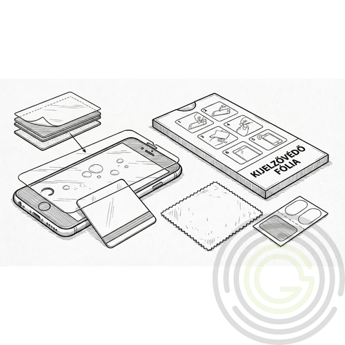 GIZMOprotect 200µm ANTI CRASH™ kijelzővédő fólia - S (60 nap garancia*)