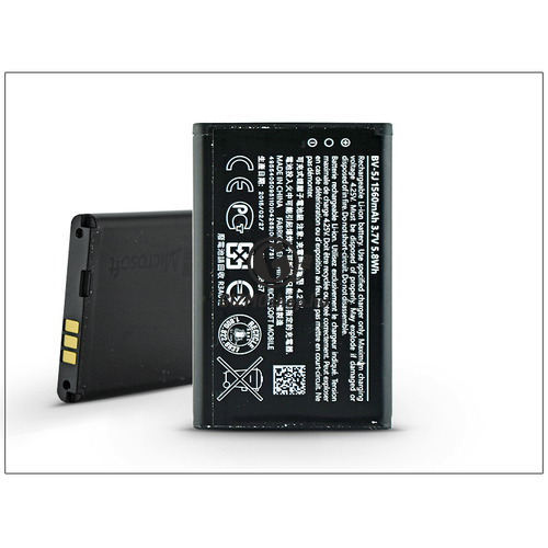 Microsoft Lumia 435/532 gyári akkumulátor – Li-Ion 1560 mAh – BV-5J (bontott/bevizsgált)