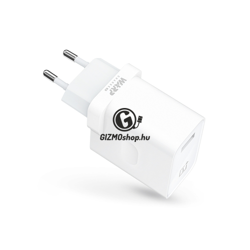 OnePlus gyári USB hálózati gyorstöltő adapter – 5V/6A – Warp Charge DC0506A3HK white (ECO csomagolás)