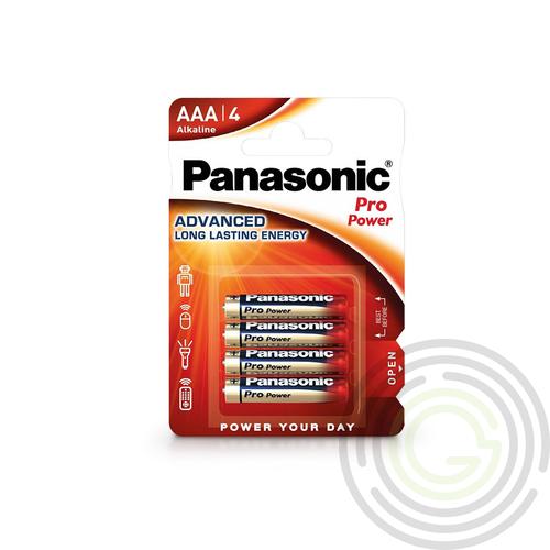 Panasonic Pro Power Alkaline AAA ceruza elem – 4 db/csomag
