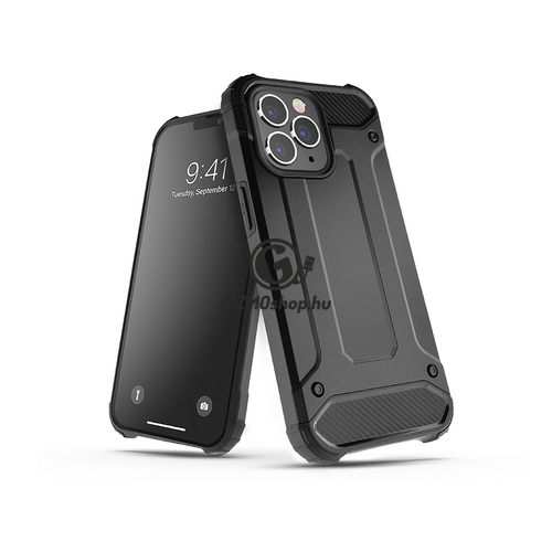 Samsung S901B Galaxy S22 5G ütésálló hátlap – Armor – fekete