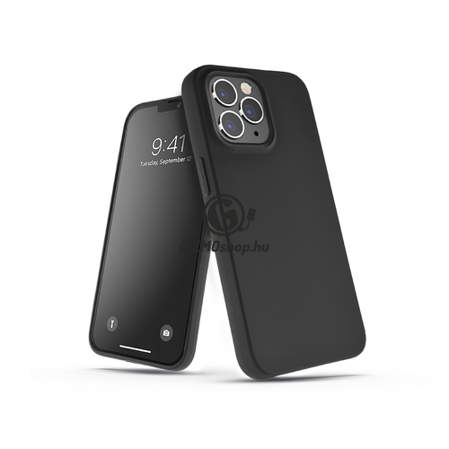 Samsung S908B Galaxy S22 Ultra 5G szilikon hátlap – Soft Premium – fekete
