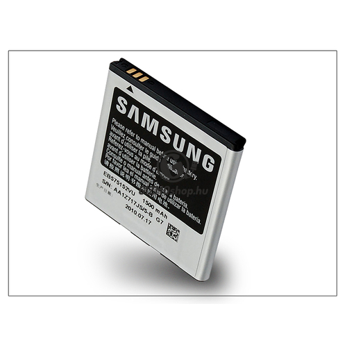 Samsung i9000 Galaxy S gyári akkumulátor – Li-Ion 1550 mAh – EB575152VU (csomagolás nélküli)