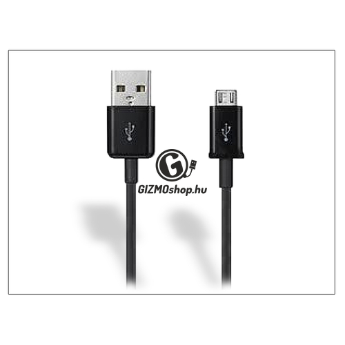 Samsung gyári micro USB adat- és töltőkábel – ECC1DU6BBE black (csomagolás nélküli)