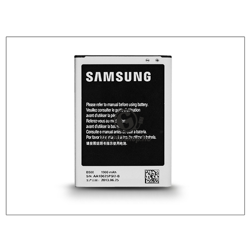 Samsung i9190 Galaxy S4 Mini gyári akkumulátor – Li-Ion 1900 mAh – EB-B500BK NFC (csomagolás nélküli)