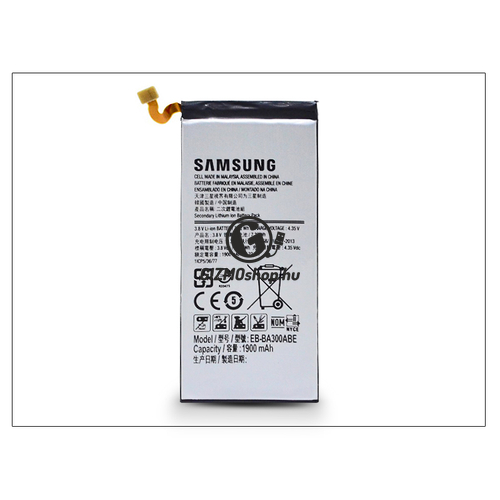 Samsung SM-A300F Galaxy A3 gyári akkumulátor – Li-Ion 1900 mAh – EB-BA300ABE (csomagolás nélküli)