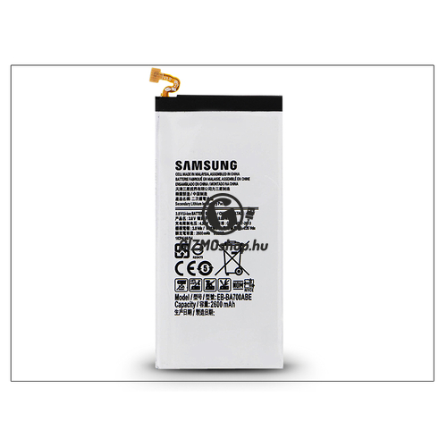 Samsung SM-A700F Galaxy A7 gyári akkumulátor – Li-Ion 2600 mAh – EB-BA700ABE (csomagolás nélküli)