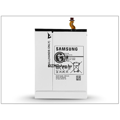Samsung SM-T116 Galaxy Tab 3 V gyári akkumulátor – Li-Ion 3600 mAh – EB-BT116ABE (csomagolás nélküli)