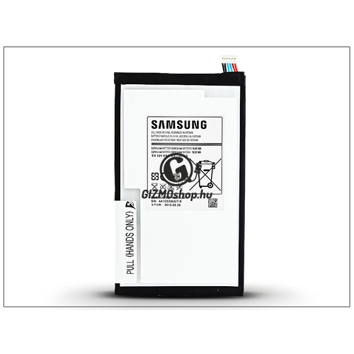 Samsung SM-T330 Galaxy Tab 4 8.0 gyári akkumulátor – Li-Ion 4450 mAh – EB-BT330FBE (csomagolás nélküli)