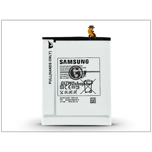 Samsung SM-T111 Galaxy Tab 3 7.0 Lite 3G gyári akkumulátor – Li-Ion 3600 mAh – EB-BT115ABE (csomagolás nélküli)