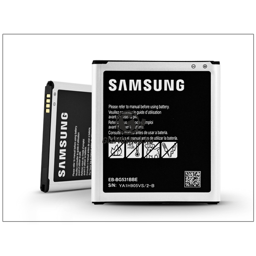 Samsung SM-J500 Galaxy J5 gyári akkumulátor – Li-Ion 2600 mAh – EB-BG531BBE (csomagolás nélküli)