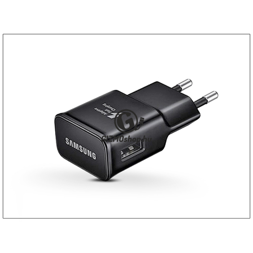 Samsung gyári USB hálózati töltő adapter – 5V/2A – EP-TA20EBE black – Adaptive Fast Charging (ECO csomagolás)