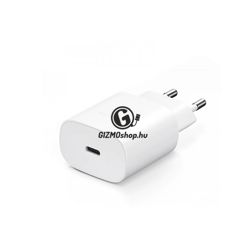 Samsung gyári USB hálózati töltő adapter Type-C csatlakozóval – 5V/3A – EP-TA800EWE PD.3.0 Super Fast Charging white (ECO csomaglás)
