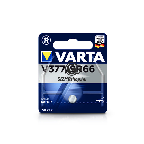 Varta V377/SR66 Primary Silver gombelem – 1,55V – 1 db/csomag