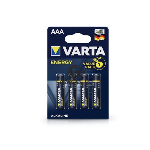 VARTA Energy Alkaline AAA ceruza elem – 4 db/csomag