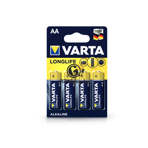 VARTA Longlife Alkaline AA ceruza elem – 4 db/csomag