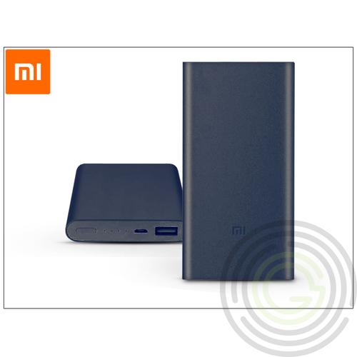 Univerzális hordozható, asztali akkumulátor töltő – Xiaomi Mi Power Bank 2 QC 2.0 – 10.000 mAh – szürke