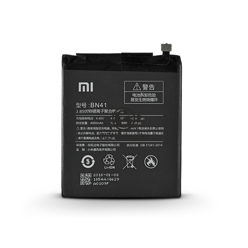 Xiaomi Redmi Note 4 gyári akkumulátor – Li-ion 4100 mAh – BN41 (ECO csomagolás)