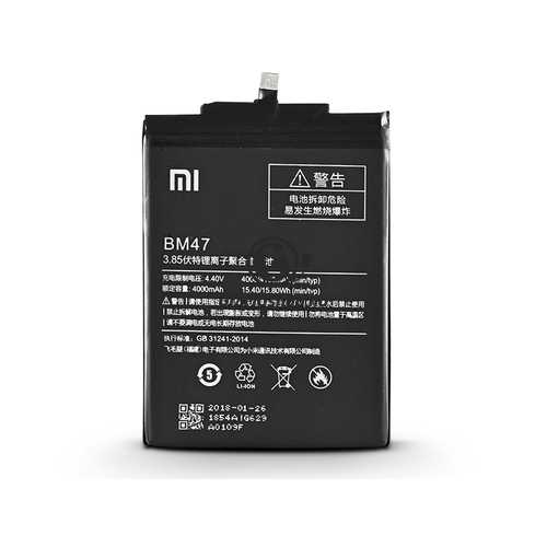 Xiaomi Redmi 4X gyári akkumulátor – Li-ion 4100 mAh – BM47 (ECO csomagolás)