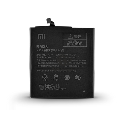 Xiaomi Mi 4S gyári akkumulátor – Li-ion 3210 mAh – BM38 (ECO csomagolás)
