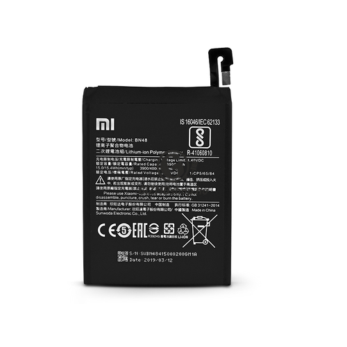 Xiaomi Redmi Note 6 Pro gyári akkumulátor – Li-ion Polymer 3900 mAh – BN48 (ECO csomagolás)