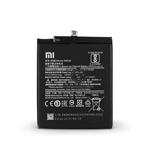 Xiaomi Mi 9 SE gyári akkumulátor – Li-ion Polymer 3070 mAh – BM3M (ECO csomagolás)