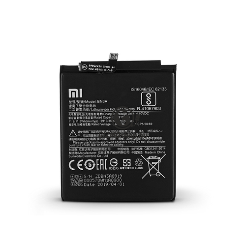 Xiaomi Redmi Go gyári akkumulátor – Li-ion Polymer 3000 mAh – BN3A (ECO csomagolás)