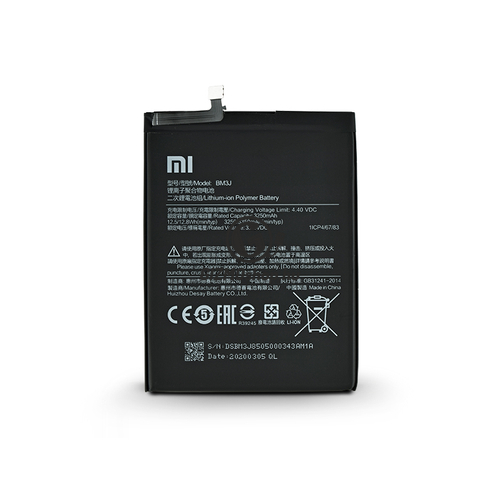Xiaomi Mi 8 Lite gyári akkumulátor – Li-ion 3350 mAh – BM3J (ECO csomagolás)