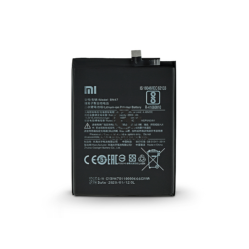 Xiaomi Mi A2 Lite/Redmi 6 Pro gyári akkumulátor – Li-ion 4000 mAh – BN47 (ECO csomagolás)