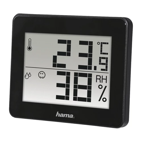 HŐ ÉS PÁRATARTALOM MÉRŐ „TH-130”, FEKETE