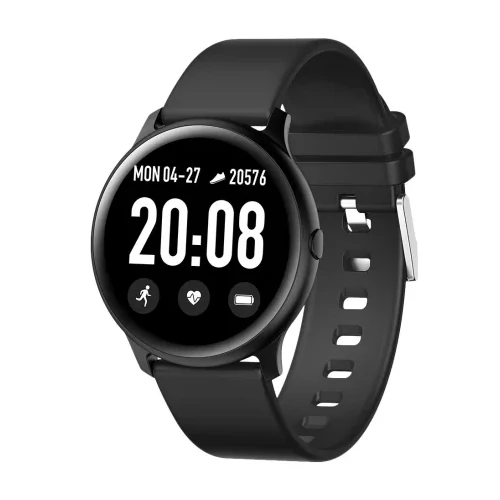 Maxcom Fit FW32 Neon fekete IP67 vízálló okosóra pulzus és vérnyomásmérővel
