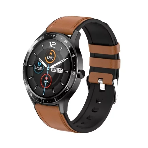 Maxcom Fit FW43 Cobalt 2 fekete vízálló okosóra pulzus és vérnyomásmérővel