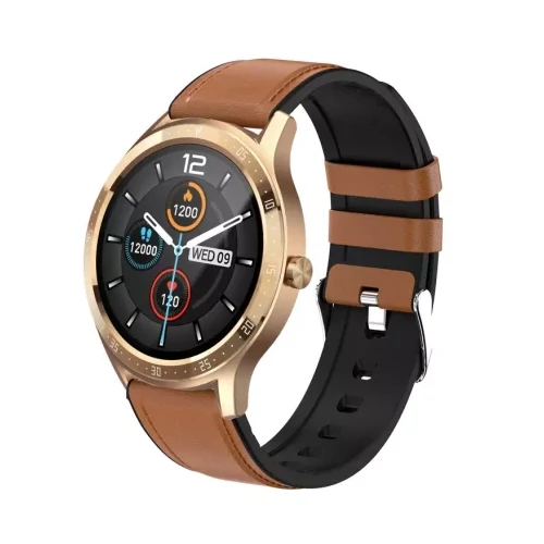 Maxcom Fit FW43 Cobalt 2 arany vízálló okosóra pulzus és vérnyomásmérővel