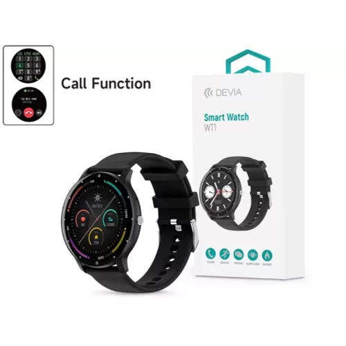 DEVIA WT1 SMART WATCH OKOSÓRA - FEKETE