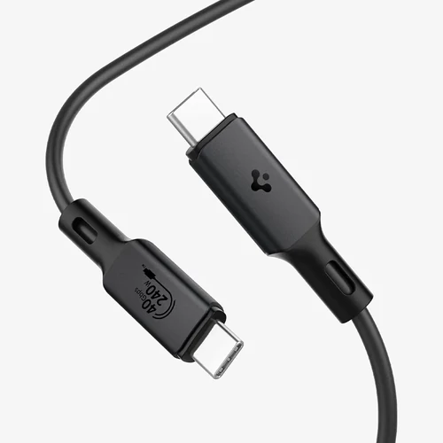Spigen ArcWire Type-C/Type-C adatkábel, fekete