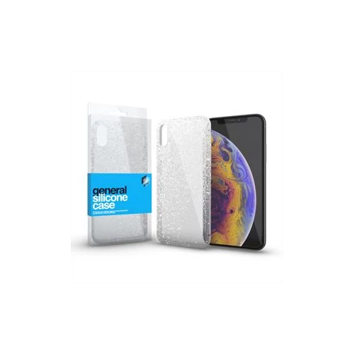 Szilikon tok Case ultra vékony csillámos átlátszó Samsung S21+ készülékhez