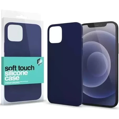 Soft Touch szilikon tok Slim sötétkék Apple iPhone 15 Pro Max készülékhez