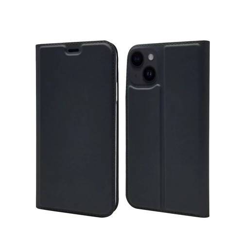 BOOKTYPE iPhone 15 Plus oldalra nyíló tok,Fekete