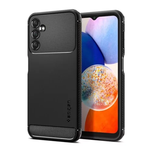 SPIGEN RUGGED ARMOR SAMSUNG GALAXY A14 5G TOK, MATTE BLACK, FEKETE