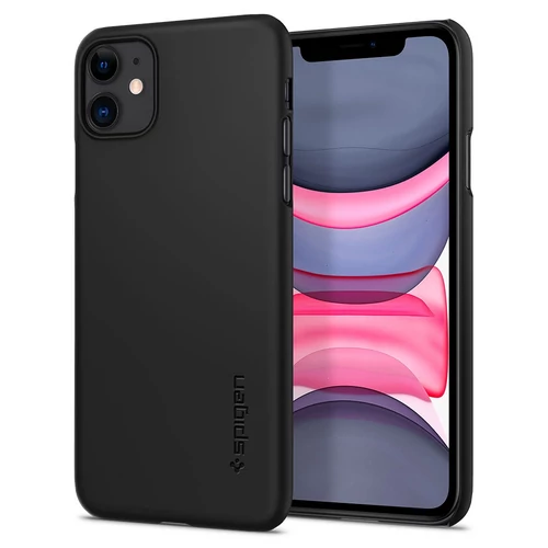 Spigen Thin Fit Apple iPhone 11 tok - fekete