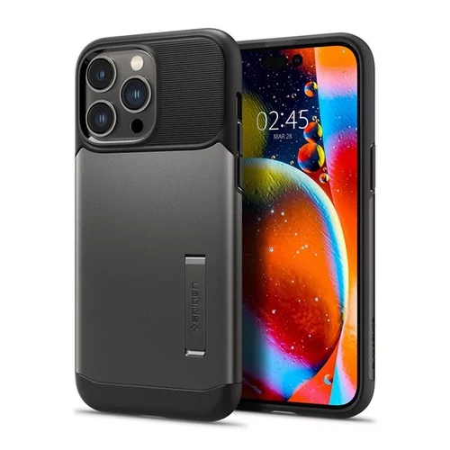 SPIGEN SLIM ARMOR APPLE IPHONE 14 PRO GUNMETAL TOK, SZÜRKE