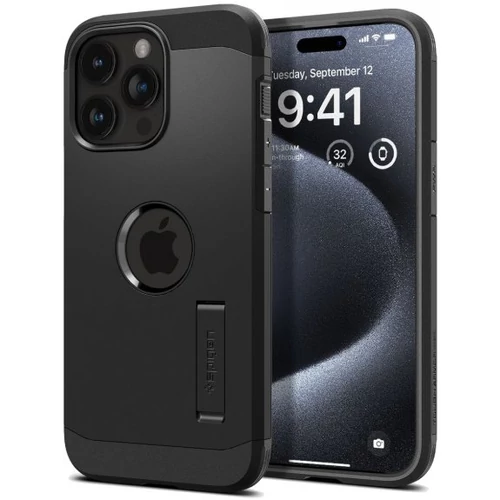 Spigen Tough Armor MagFit Apple iPhone 15 Pro Max MagSafe tok, Fekete