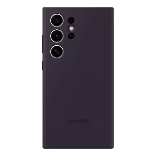 Samsung Galaxy S24 Ultra szilikon tok, Sötét lila