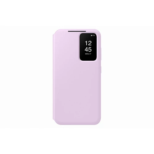 Samsung Galaxy S23 Ultra (SM-S918) SAMSUNG tok álló (aktív FLIP, oldalra nyíló, átlátszó előlap)LILA